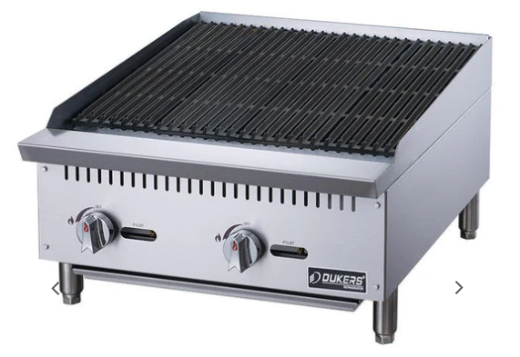 Dukers DCCB24 24 in. W Countertop Radiant Broiler