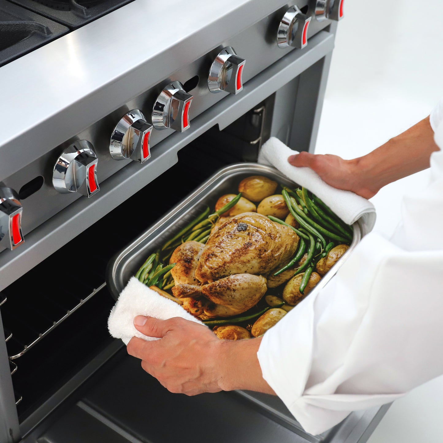 General GR6-36LP Foodservice Gas Range with Oven, 6 Burners, 180,000 BTU, 36"