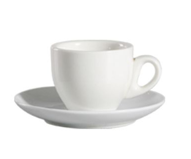 C.A.C. China 101-36 Lincoln Porcelain Saucer For 101-35 4 1/2"- 3 Dozen