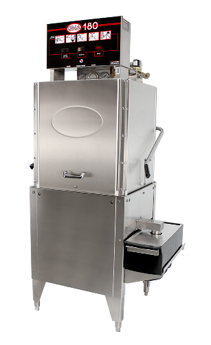 CMA Dishmachines- 180-SB Straight High Temp 60 racks per hour  220V/60Hz with built in Booster