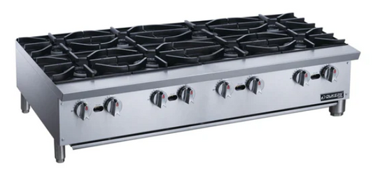 Dukers DCHPA48 48" Hot Plate with 8 Burners Countertop Gas Range