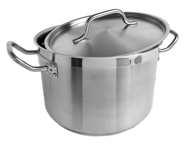 Thunder Group SLSPS4008- 8 qt Stainless Steel Stock Pot with Lid- Induction Ready