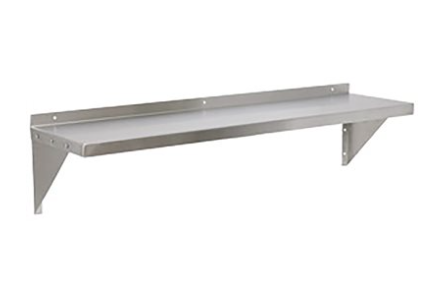 Royal Industries ROYWSH1248 Stainless Steel Wall Shelf 48" x 12"