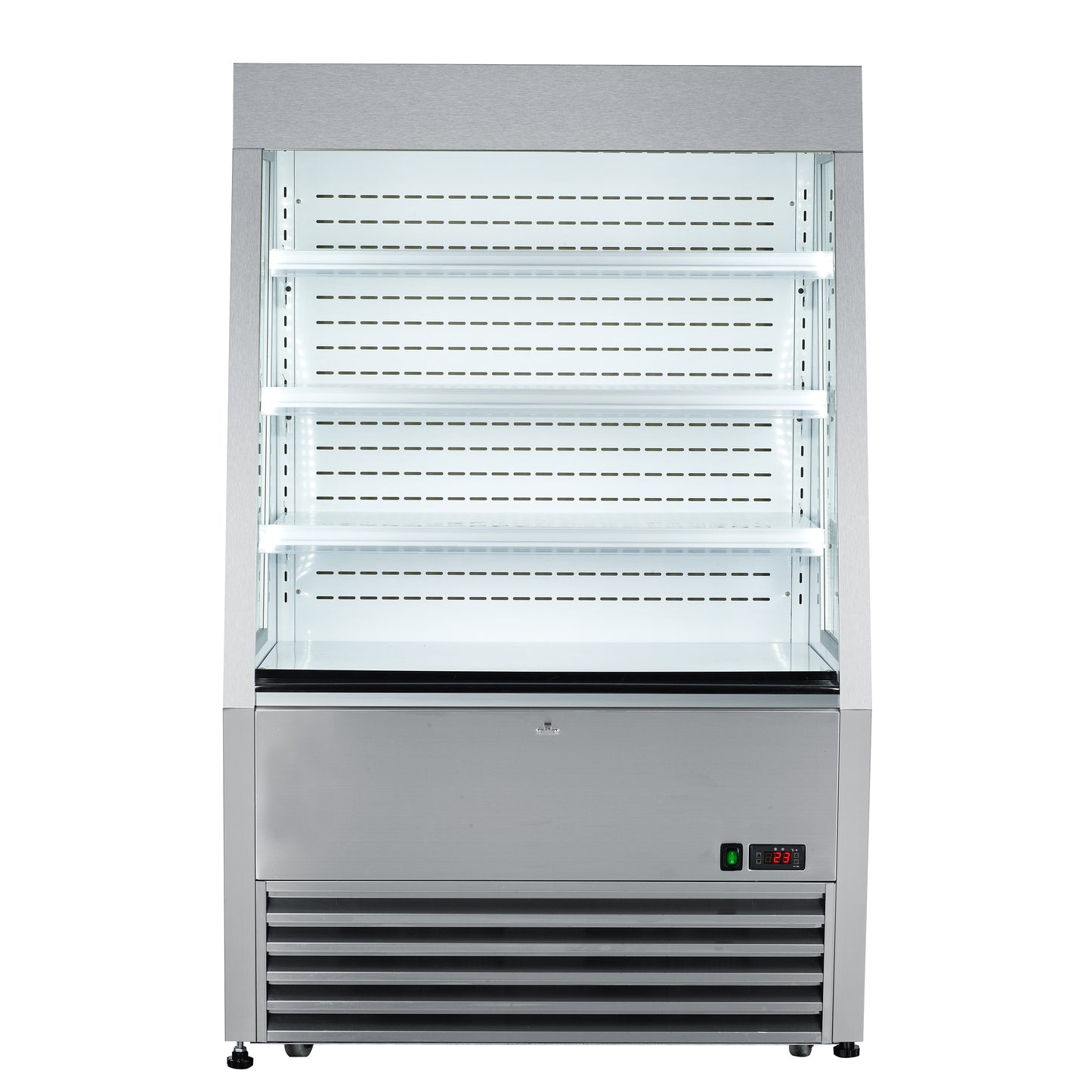 Black Diamond BDVACM-320/SS Vertical Air Curtain Merchandiser, 36.2"W, Stainless Steel