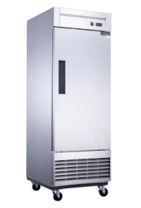 Dukers D28F Single Door Commercial Freezer in Stainless Steel