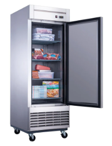 Dukers D28F Single Door Commercial Freezer in Stainless Steel