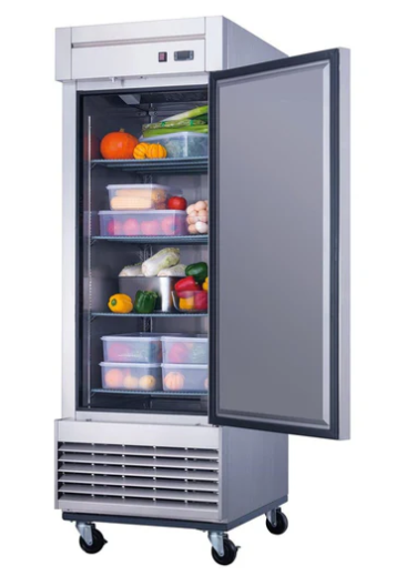 Dukers D28R Single Door Commercial Refrigerator in Stainless Steel