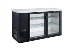 Dukers DBB60-H2 2 Door Back Bar Beverage Cooler (Hinge Doors)