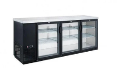 Dukers  DBB72-H3 3 Door Back Bar Beverage Cooler (Hinge Doors)