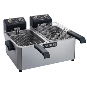 Dukers  DCF7ED 14lb Two Basket Electric Countertop Fryer