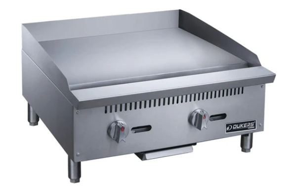 Dukers DCGMA24 24" Griddle with 2 Burners