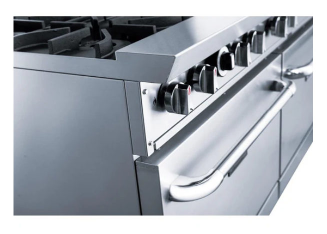 Dukers DCR60-10B 60" Gas Range with Ten (10) Open Burners