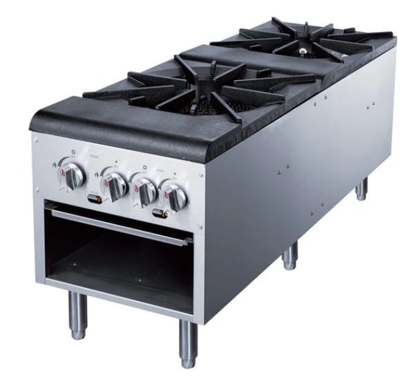 Dukers  DCSPA2 Stock Pot Gas Range- Standard Height