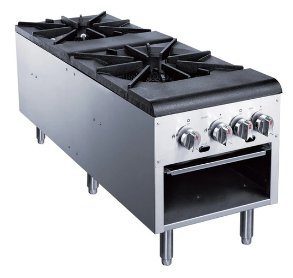 Dukers  DCSPA2 Stock Pot Gas Range- Standard Height