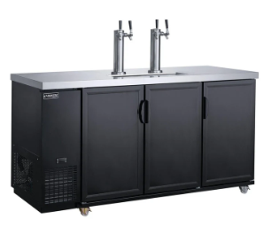 DKB72-M3 Dual Tap Kegerator Beer Dispenser