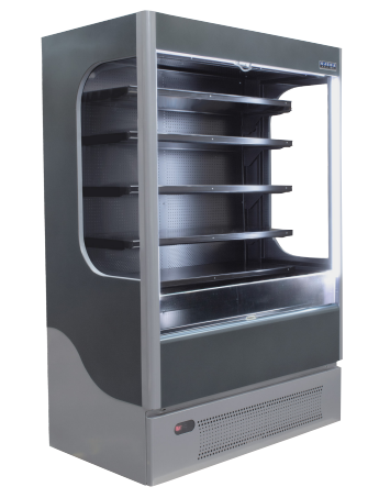 Ojeda ALPA‐120H Open Air Merchandiser, 52" W - Black