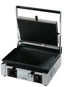 Univex 1.5R Cast Iron Panini Press Ribbed 115 volts