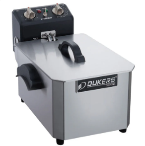 Dukers DCF7E 7lb Single Basket Electric Countertop Fryer