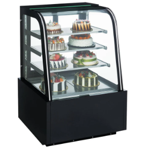 DDM48R-CB Curved Glass 48" Cake Showcase