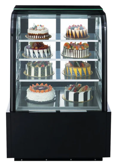 DDM36R-CB Curved Glass 36" Cake Showcase