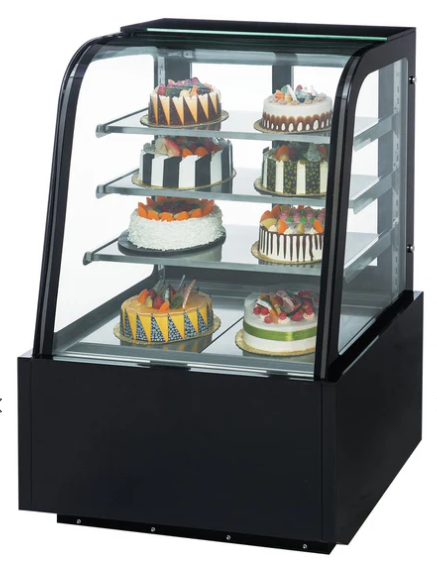 DDM36R-CB Curved Glass 36" Cake Showcase