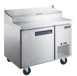 DPP44-6-S1 Commercial Single Door Pizza Prep Table Refrigerator