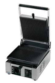 Univex 1R Single Panini Press Ribbed 115 volts